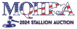 MQHRA Stallion Auction Logo 2024
